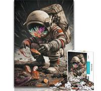 Puzzles spatiaux d'astronautes 1000 pièces pour Adolescents, Anti-Stress, défi Difficile, à Offrir en Cadeau à Toute la Famille (38x26cm)