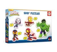Puzzles Spidey pour bébé - EDUCA - Ensemble de 5 puzzles - 3 à 5 pièces