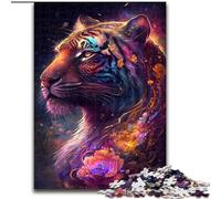 Puzzles Spirit Tiger pour Adultes 1000 pièces, Jeux éducatifs, Anti-Stress, Cadeaux d'anniversaire Uniques (50x75cm)