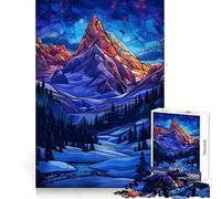 Puzzles Splendeur des Montagnes Enneigées pour Adultes, 1000 Pièces, Collection Joy Quality Edge Art, pour développer l'esprit (50x75cm)