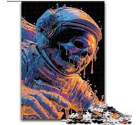 Puzzles Squelette Astronaute 1000 Pièces pour Adultes Adolescents, à partir de 14 Ans Décoration Maison Jeux Famille Cadeaux Noël Anniversaire (26x38cm)