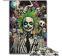 Puzzles Squelette Clown pour Ados, activités familiales Amusantes à la Maison, Cadeau d'anniversaire, Cadeaux de Voyage (50x75cm)