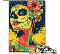 Puzzles Squelette Fille pour Adultes et Adolescents, Puzzles, Jouets de Jeu Stimulants, Chaque Pièce Est Unique - Jeu Familial Amusant et Stimulant (26x38cm)