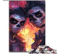 Puzzles Squelette Mexicain 1000 pièces pour Adolescents, Jeux éducatifs, décoration d'intérieur, Cadeaux pour Toute la Famille (26x38cm)