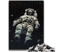 Puzzles squelettes d'astronautes pour Adolescents 1000 Puzzles, Difficiles à réaliser, mais Amusants et Humoristiques, décoration d'intérieur et Cadeaux Uniques (38x26cm)
