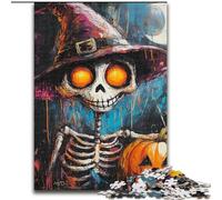 Puzzles squelettes d'halloween pour Adolescents, Jouets addictifs pour la décoration de la Maison (50x75cm)