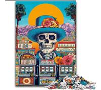 Puzzles Squelettes Fantastiques pour Adultes 1000 Pièces, Modèles à Assembler, Offrez-en Un Cadeau pour Toute la Famille, Convient aux Enfants de 14 Ans et Plus (50x75cm)
