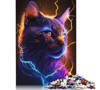 Puzzles Star Cat 500 pièces pour Adolescents, Cadeaux, activités familiales, 500 pièces (52 x 38 cm)