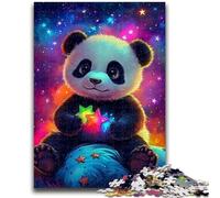 Puzzles Star Panda 1000 pièces pour Adolescents, Cadeaux, Jeu de Quiz, décoration Murale, Cadeaux d'anniversaire et de Noël Uniques (50x75cm)
