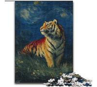 Puzzles Star Tiger pour Adultes (1000 pièces), Jouet éducatif Anti-Stress, idéal comme Cadeau pour Toute la Famille (26x38cm)