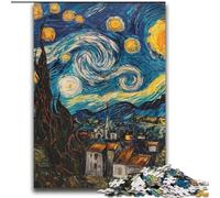 Puzzles Starry Sky Street pour Adolescents, 2000 pièces, Anti-Stress, Difficile à réaliser, pour la décoration de la Maison (14 Ans et Plus) (70x100cm)