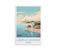 Puzzles stimulants, Affiches Loire-Atlantique France, Puzzle 1000 pièces pour Adultes, Jeux de Puzzle stimulants 70 x 50 cm