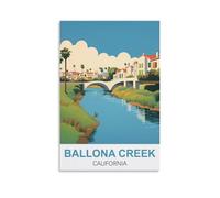 Puzzles stimulants, Ballona Creek Californie Impossible Difficile Amusant Puzzle de 1000 pièces pour Adultes 38x52cm