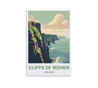 Puzzles stimulants, Falaises de Moher, Irlande, Affiches, Puzzle 1000 pièces pour Adultes, Jeux de Puzzle stimulants 38 x 26 cm
