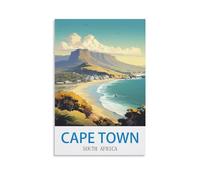 Puzzles stimulants Le Cap, Afrique du Sud, 1 000 pièces pour Adultes, Jeux de Puzzle stimulants 52 x 38 cm