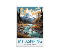 Puzzles stimulants, Parc National du Mont Aspiring : Un Puzzle de 1000 pièces Impossible, Difficile et Amusant pour Adultes (38 x 52 cm).