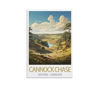 Puzzles stimulants, Paysages nationaux de Cannock Chase : Un Puzzle de 2000 pièces (70 x 100 cm) pour Adultes, à la Fois Impossible, Difficile et Amusant.