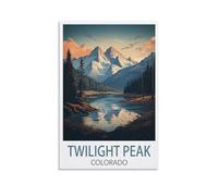 Puzzles stimulants, Pics du crépuscule, Colorado : Un Puzzle de 1000 pièces Impossible, Difficile et Amusant pour Adultes (38 x 52 cm).