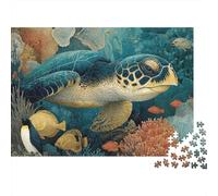 Puzzles stimulants pour Adultes sur Le Monde sous-Marin. Idéals pour Les Jeux en Famille pour Un Anniversaire ou Les fêtes. 1 000 pièces (75 x 50 cm).