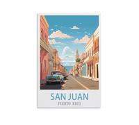 Puzzles stimulants, San Juan, Porto Rico - Impossible, Difficile, Amusant - Puzzle de 1000 pièces pour Adultes - 38 x 52 cm