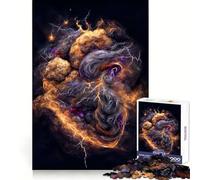 Puzzles Storm Heart pour Adultes, 1000 pièces, renforce la mémoire, Calme et apaisé, Bords Nets, Objet de Collection 50x75cm