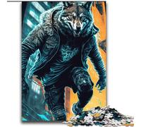 Puzzles Street Wolf 2000 pièces pour Adolescents, Jeu éducatif et décompressant pour Anniversaire et Noël (70x100cm)