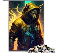 Puzzles Street Wolf pour Adolescents 1000 pièces, Jeu Stimulant et interactif Parent-Enfant (50x75cm)