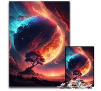 Puzzles Sunset Fantasy 1000 pièces pour Adultes, Puzzles en Carton pour Adolescents et Ados, pour Anniversaire et Vacances 26x38cm/10,23x14,96 Pouces
