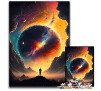 Puzzles Sunset Fantasy pour Adultes, 1 000 pièces, Parfaits pour s'amuser en Famille à Noël, Thanksgiving, Les Anniversaires et Pâques 50x75cm/19,68x29,52 Pouces