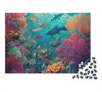 Puzzles sur Le Monde sous-Marin : idées Cadeaux pour Hommes et Femmes, 1 000 pièces (75 x 50 cm)