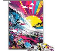 Puzzles Surf Graffiti 2000 pièces pour Adolescents, Jeux éducatifs, décoration d'intérieur, Cadeau d'anniversaire, décoration Murale (70x100cm)