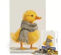 Puzzles Sweet Duck pour Adolescents, 1000 pièces, Jeu d'entraînement cérébral, Image Simple et Amusante à Assembler, Cadeau précieux 50x75cm