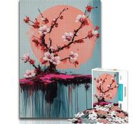 Puzzles Temple de Style Japonais 1000 pièces pour Adultes et Adolescents Jouets éducatifs Jeux Anti-Stress décoration d'intérieur Unique et Cadeaux (26x38cm)