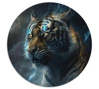 Puzzles Tigre Magique pour Adultes Puzzles 1000 Pièces pour Adultes Cadeau Parfait pour Parents, Amoureux, Amis - 14 Ans et Plus 67,5x67,5cm