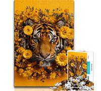 Puzzles Tigres Fantastiques pour Ados, 1000 pièces, Jouets de Jeu, Chaque Pièce Est Unique - Jeu Familial Amusant et Défi (75x50cm)