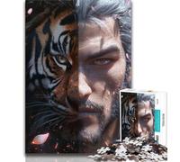 Puzzles Tigres Fantastiques pour Adultes et Adolescents, Jeu Éducatif Difficile à Compléter, Amusant et Humoristique pour Anniversaire (38x26cm)