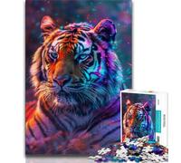 Puzzles Tigres Fantastiques pour Adultes et Adolescents, Jeu Éducatif Difficile à Compléter, Amusant et Humoristique pour Anniversaire (38x26cm)