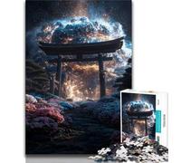 Puzzles Torii Gate Fantasy 1000 pièces pour Adolescents, Cadeaux stimulants et Difficiles pour Toute la Famille (50x75cm)