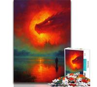 Puzzles Tornade de Foudre 1000 Pièces pour Adolescents, Jeux Éducatifs Décoration Maison, Offrez des Cadeaux pour Toute la Famille (50x75cm)