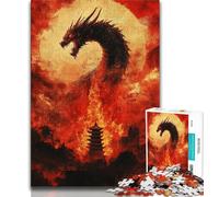 Puzzles Tornade de Foudre pour Adolescents 1000, Aidez Le Cerveau à Exercer des Jouets Addictifs pour Cultiver la Patience Une Œuvre d'art (75x50cm)