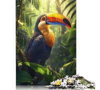 Puzzles Toucan dans la forêt Tropicale, Puzzles colorés et sympas pour Enfants de 12 Ans et Plus, 1500 pièces (85 x 57 cm)