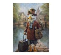 Puzzles Travel Guide Duck Puzzles pour Adultes, Jouets Anti-Stress, Modèles À Assembler, Parfaits comme Cadeaux pour Toute La Famille 52x38cm/1000pcs