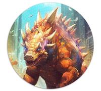 Puzzles Triceratops Beast 1000 pièces pour Adultes Puzzles impossibles pour Adultes Cadeau Parfait pour Les Anniversaires et Les Vacances 67,5 x 67,5 cm