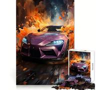 Puzzles Turbo Violets pour Adultes 1000 Pièces Thème Paix et Bien-être Liste de souhaits du Père Noël (38x52cm)
