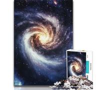 Puzzles Univers Andromède pour Adolescents, Anti-Stress, Vacances à la Maison, avec Affiche et fiche de Questions-réponses Assorties (75x50cm)