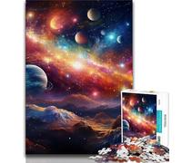 Puzzles Univers colorés 1000 pièces pour Adolescents, Jeux éducatifs, Jouets, décoration d'intérieur et Cadeaux Uniques (38x26cm)