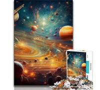 Puzzles Univers colorés 1000 pièces pour Adolescents, Jeux éducatifs, Jouets, décoration d'intérieur et Cadeaux Uniques (38x26cm)