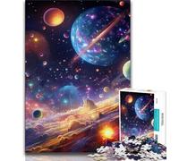 Puzzles Univers Colorés 1000 Pièces pour Adultes, Aidez Le Cerveau à Exercer des Jouets Addictifs pour Cultiver la Patience Une Œuvre d'art 50x75cm