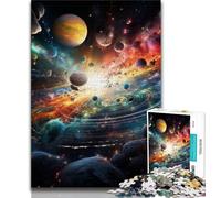 Puzzles Univers Colorés pour Adolescents 1000, Jouets Éducatifs et Anti-Stress, Adaptés à la Décoration de Bureau (50x75cm)
