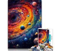 Puzzles Univers Colorés pour Adultes 1000, Staycation Kill Time Chaque pièce est Unique - Jeu Familial Stimulant et Amusant (75x50cm)